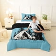 thumbnail image 4 of Erosebridal Kids Camping Themed Twin Comforter Sets,Jungle Animal Bear Bedding Set For Boys Men,Reversible,2 Pieces, 4 of 7