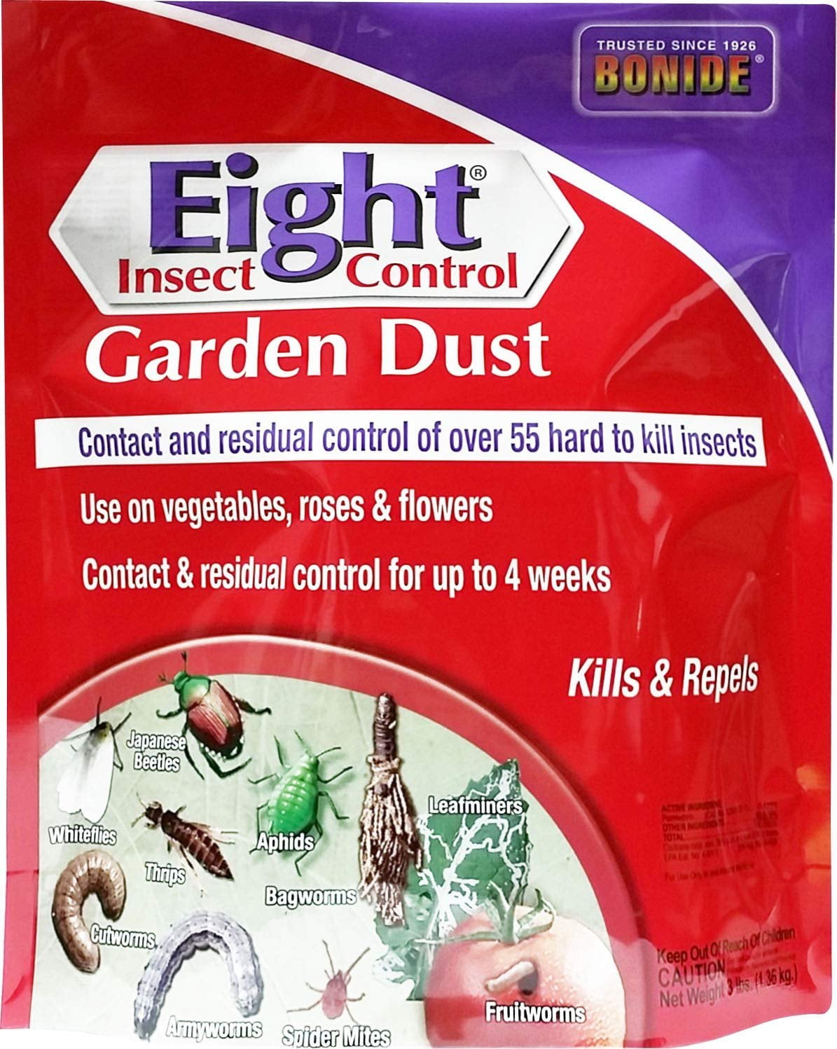 Bonide 786 Eight Insect Control Garden Dust Pest Control Pack of 12