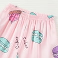 thumbnail image 4 of Kaprioy Girls Summer Outfits Birthday Girl Pajamas Silk Stain Pjs Shirt Tops+Shorts 2Piece Set Birthday Toddler Kids Little Girl Gift, 4 of 8
