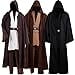 thumbnail image 3 of Tunic Costume Men's Tunic Hooded Robe Full Set Halloween Cosplay Costume Cloak Set (X-Large, Brown), 3 of 4