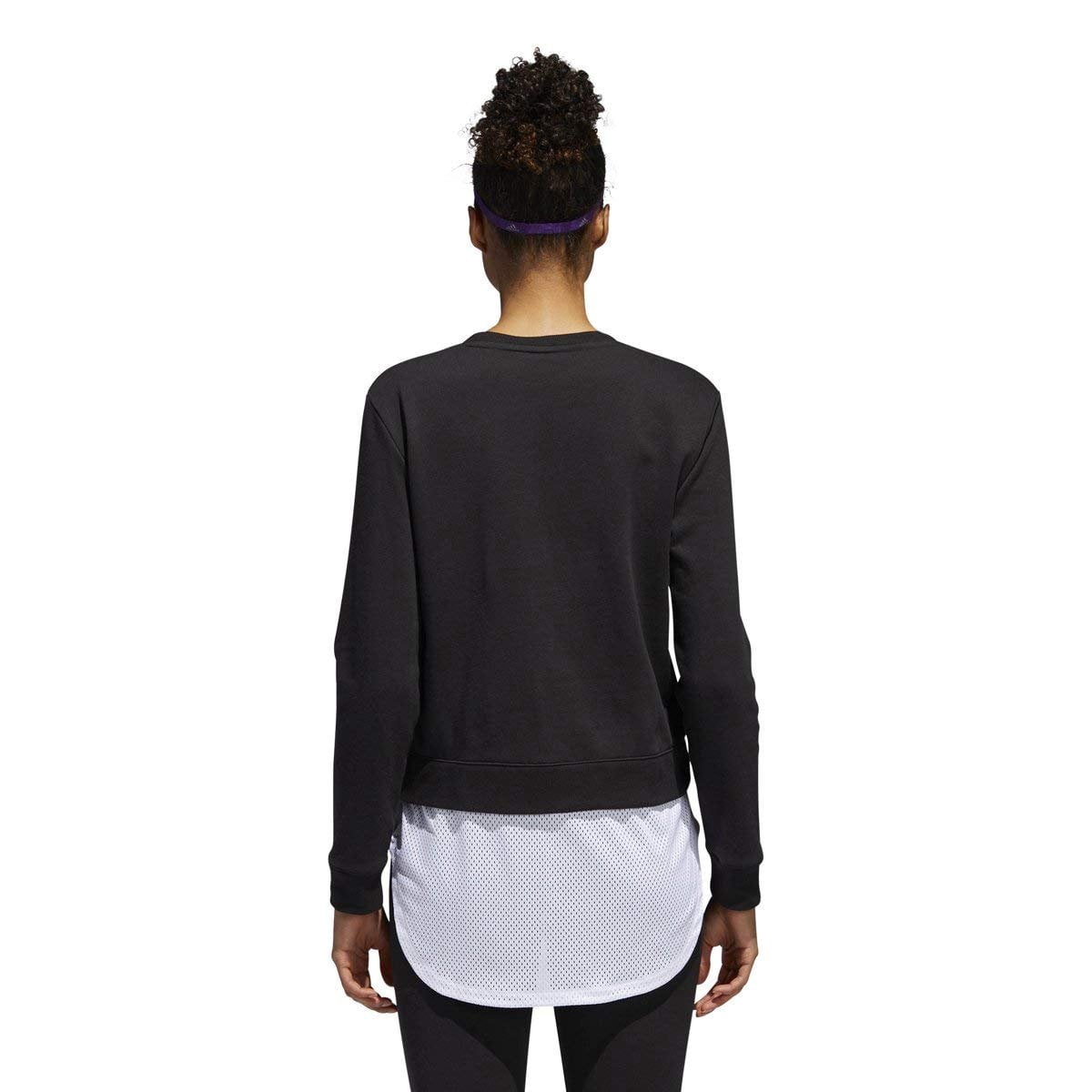 adidas Women's Athletics Layer Sweatshirt Black, Large