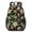 Pioneer Flower Floral Print Pattern-2, variant on Pioneer Flower Floral Print Pattern 17" Waterproof Oxford School Backpacks for Teens, S-Shape Padded Straps, for School, Travel, Hiking, Camping