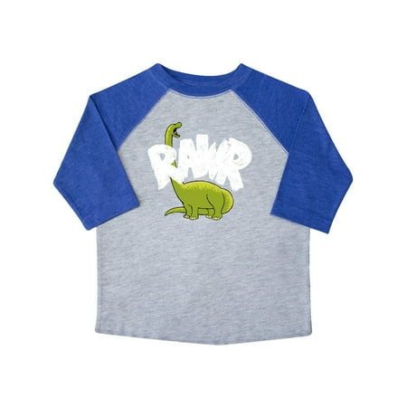 

Inktastic Lil Green Bronto Rawr!! Gift Toddler Boy or Toddler Girl T-Shirt