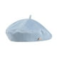 thumbnail image 3 of Boina para mujer, sombrero de pintor de moda para otoño, Azul claro, 3 of 9