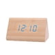 thumbnail image 1 of Reloj despertador electrónico luminoso led inteligente creativo de madera, 1 of 5