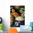 thumbnail image 1 of Pool Ball Wall Mural Decal by Wallmonkeys Vinyl Peel and Stick Graphic (24 in H x 16 in W, 1 of 4