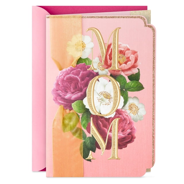 Tarjeta Hallmark para el Día de la Madre para Mamá con diseño floral