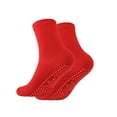 thumbnail image 3 of Skymirror 1 Pair Heated Socks 24 Hours Keep Your Feet Warm Silicone Soles Mid-tube High Elasticity Solid Color Sport Socks Cold Weather Cozy Socks, 3 of 8