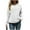 White, variant on Viadha Sweatshirts under $10 Womens Plus Size Solid Hoodies Fall Fashion Casual Long Sleeve Hooded Sweatshirts Loose Comfy Trendy Pullover Tops Sweatshirt for Womenwith Pockets