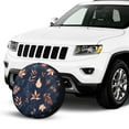 thumbnail image 2 of Kdxio Autumn Leaves With Blue for Tire Cover Wheel Protectors Tyre Covers Weatherproof Wheel Covers Universal Fit for Trailer Rv SUV Truck Camper Travel Trailers 14 inch, 2 of 8