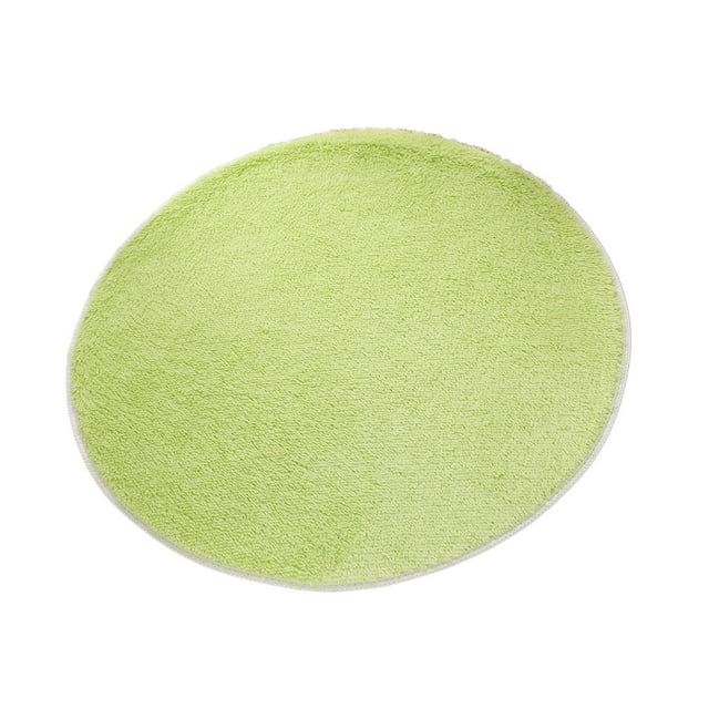 Tapis pour Salon, Tapis Rond à Poils Courts - 40 Pouces Rond, Tapis Sans Perte de Poils, Non Pelucheux et Facile d'Entretien, Idéal pour les Zones à Fort Passage dans le Salon, la Chambre, Lavable et Facile à Nettoyer