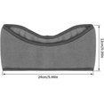 thumbnail image 2 of Diadema para deportes de invierno, diadema para correr, 2 piezas de diadema con orejeras, banda elástica para el sudor deportivo, 2 of 5