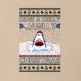 thumbnail image 3 of Wild Bobby Have a Holly Jawlly Christmas Shark Sweater | Funny Holiday Unisex Crewneck Sweatshirt, 3 of 5