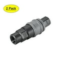 thumbnail image 1 of Unique Bargains Air Quick Coupler 20SF 20PF,  G1/4 POM Homebrew Fitting Connector Plug Quick Disconnect 83mm for 12-13mm OD Tube 2 Set, 1 of 4