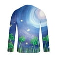thumbnail image 4 of LYXSSBYX Mens Shirts Long Sleeve T Shirts New Saint Patrick Men's 3D Printed Long Sleeve T-shirt Loose Round Neck Undercoat Top Blouses & Shirts, 4 of 5