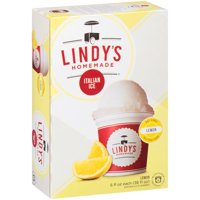 Lindy's Homemade Italian Ice Lemon Cups, 6 ct