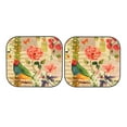 thumbnail image 7 of Naloa Vintage Bird 2 Piece Foldable Car Sun Shades, Car Windshield Sunshade, Front Window Sunshade for Car, Truck, SUV - Small, 7 of 7