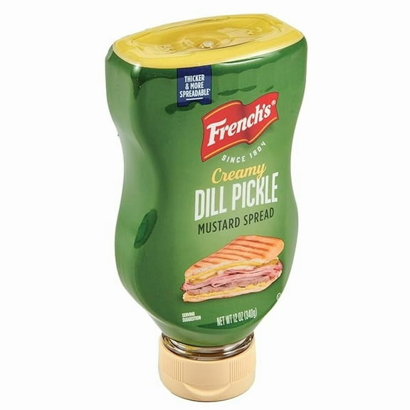 1x French's Creamy Dill Pickle Mustard Spread, 12 oz