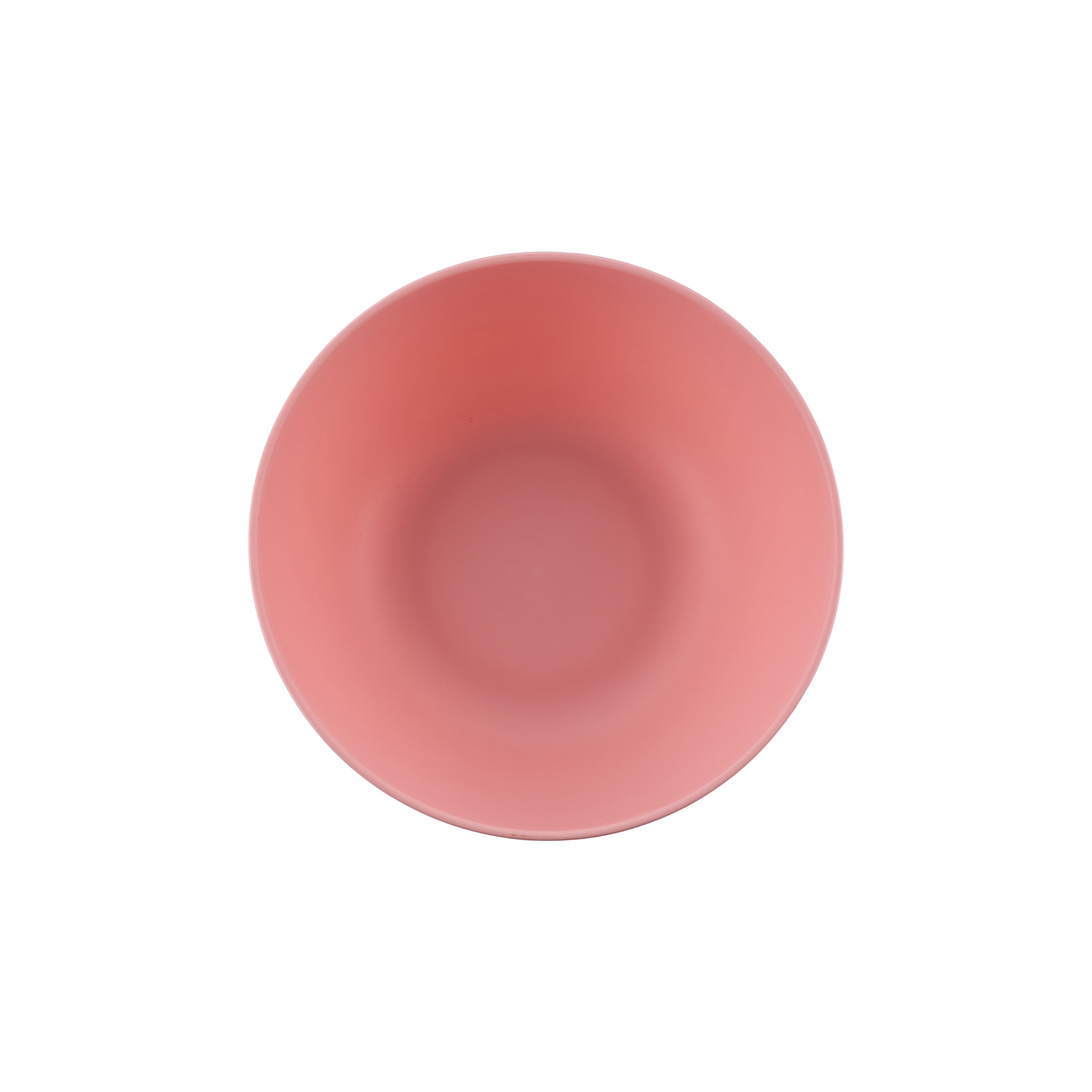 Mainstays - Pink Round Plastic Cereal Bowl, Wavy Checkered Etched, 38-Ounce