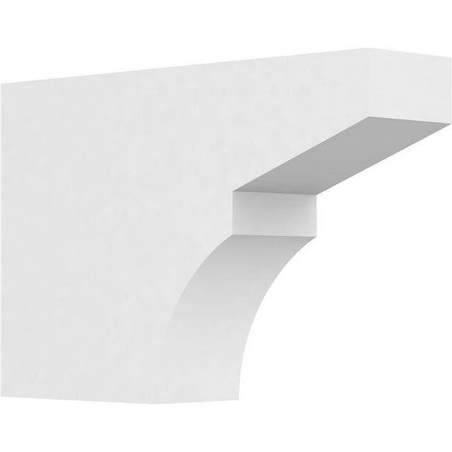Ekena Millwork RFTP03X08X12MON 8 x 3 x 12 in. Standard Monterey Architectural Grade PVC Rafter Tail