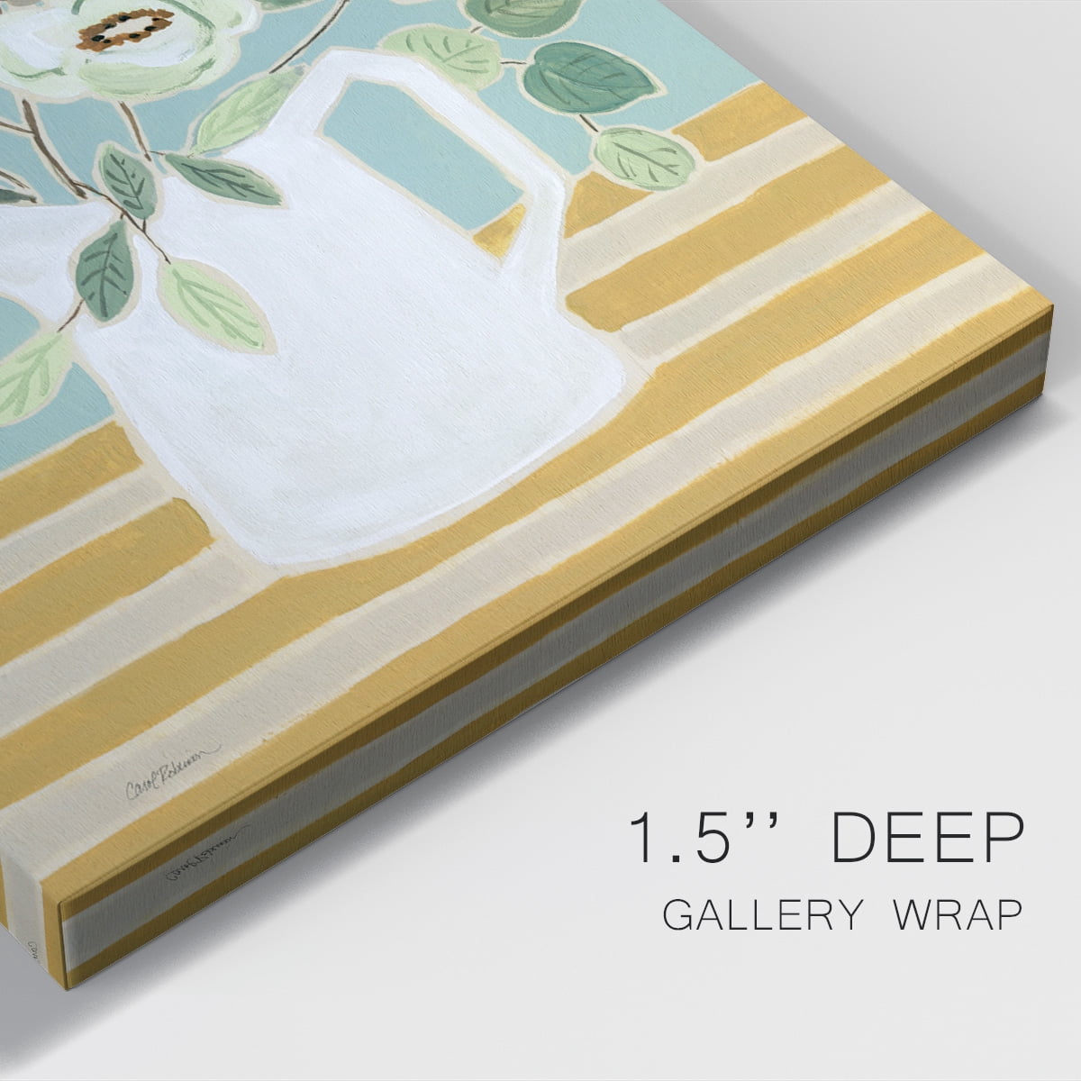 Joyful Blossoms II Premium Gallery Wrapped Canvas - Ready to Hang