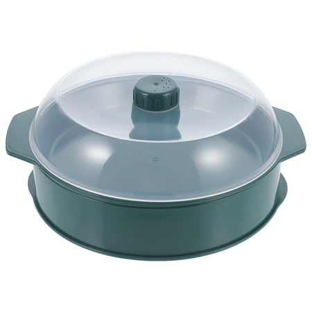 

1pc Food Steamer Kitchen Microwave Oven Steamer Food Container Cookware