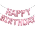 thumbnail image 1 of Banner rosa de feliz cumpleaños Accevo para decoración de fiesta de cumpleaños, 1 of 7