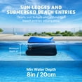 thumbnail image 5 of Dolphin Nautilus EON 100 Cordless Robotic Pool Cleaner Ideal for Pools up to 50 FT – Wi-Fi Connected, Wall & Waterline Scrubbing, Top-Load Filter, Smart Navigation, 5 of 9