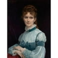 thumbnail image 2 of Alexandre Cabanel 15x18 Gold Ornate Wood Frame and Double Matted Museum Art Print Titled - Portrait of Miss Fanny&nbsp;Clapp (1881), 2 of 4