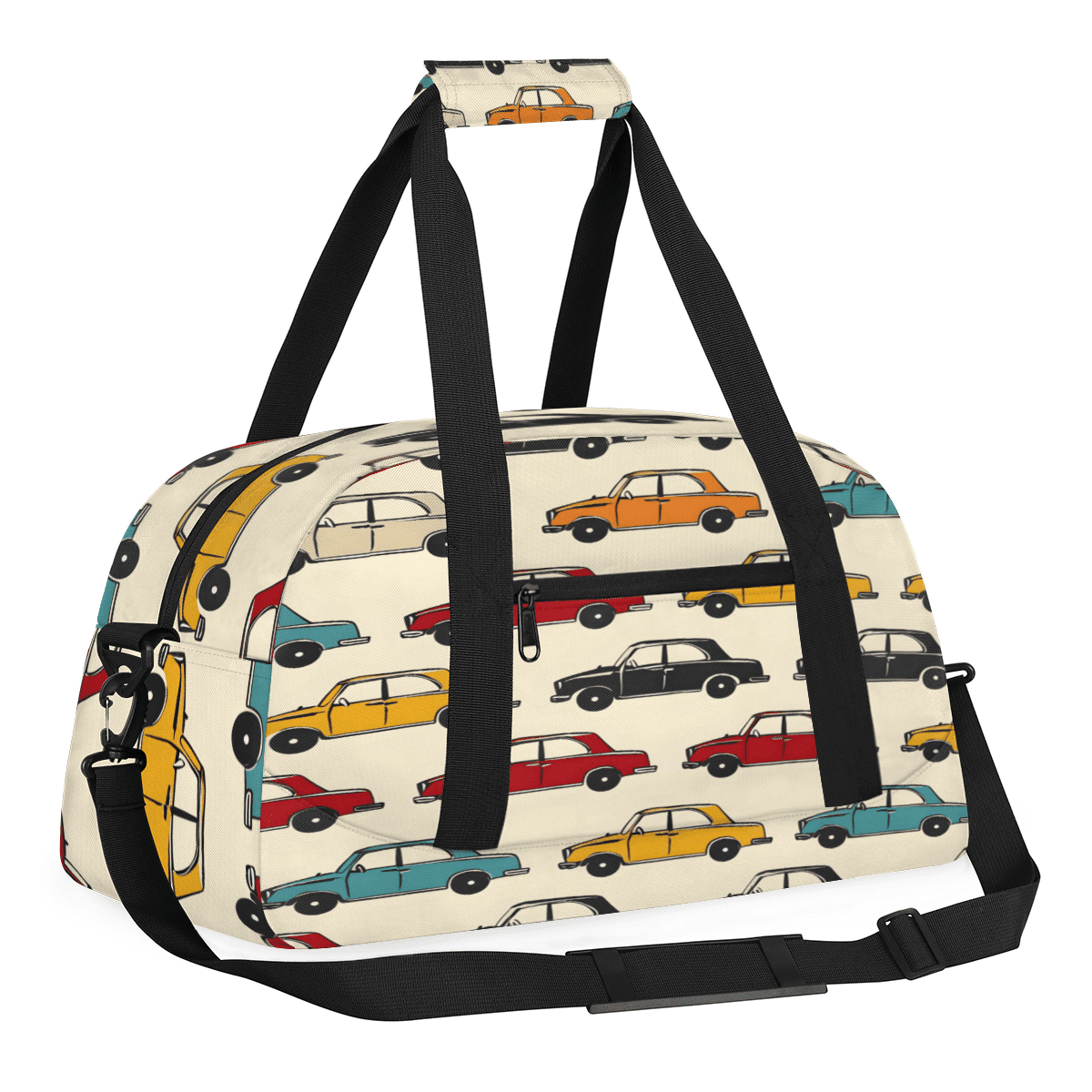 Herdesigns Cars Sports Duffle Bag for Women & Men, Gym Bag Dance Bag Overnight Bag Carry On Weekender Travel Bag