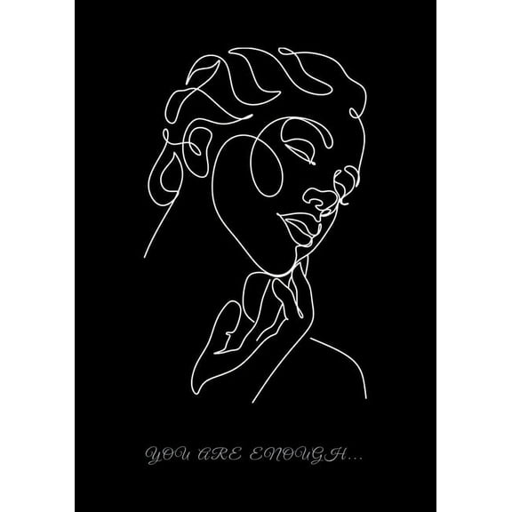 You Are Enough Black: You are enough..., (Paperback)