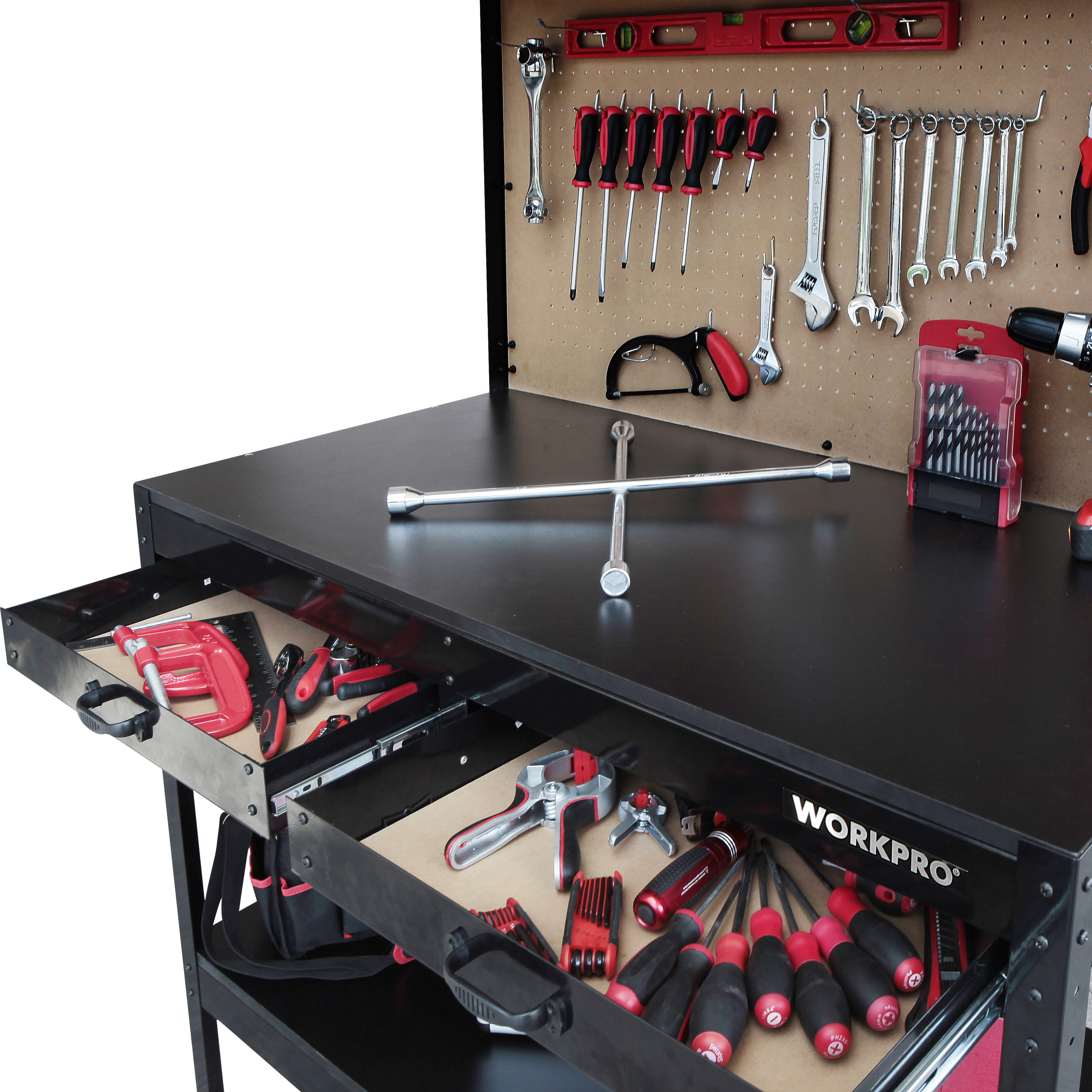 WORKPRO Multi-Purpose 48-Inch Workbench with Work Light, 3302 - image 8 of 10