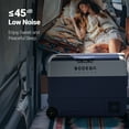 thumbnail image 3 of Bodega 12 Volt Car Refrigerator 64 Quart Portable Freezer APP Control for Camping Outdoor APP Control, Blue, 3 of 9