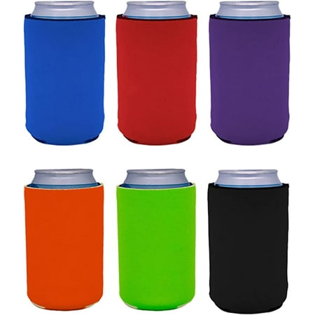 

Blank Neoprene Collapsible Can Coolie (Variety Color 6 Pack)