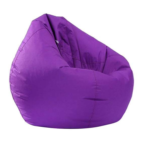 Clearance Sale! Bean Bag for Adults and Kids Sofa Sack - Plush, Ultra Soft Bean Bag Chair,Lazy Bean Bag Chair Cover,without Filling,27.5X31.5 Inch,Purple