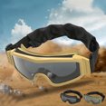 thumbnail image 2 of Motorcycle Goggles Adjustable Windproof PC Riding Bicycle Protective Glasses for Riding, 2 of 8