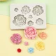 thumbnail image 1 of Moldes de silicona con forma de mini rosas en 3D para hacer tú mismo, hechos a mano, para chocolate, fondant, pasteles, dulces, accesorios y herramientas para hornear, 1 of 5