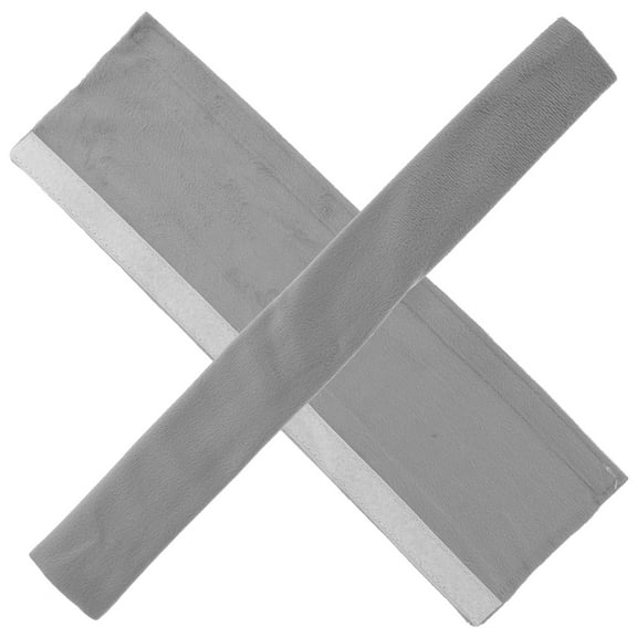 CTIRCHIU Fridge Handle Cover Refrigerator Door Handle Covers Light Grey Velvet 2Pcs 15.7x4.7in