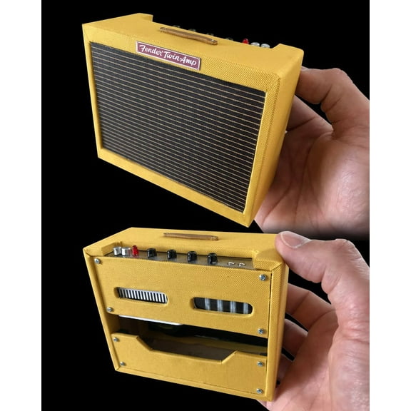 Axe Heaven Fender 1959 Tweed Twin Amp Mini Guitar Amplifier Replica Collectible FTW-AMP-1