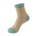 thumbnail image 2 of Womens Cozy Fuzzy Socks Winter Fleece Lined Soft Thick Cabin Slipper Socks, 2 of 8