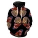 thumbnail image 1 of Sudadera con capucha y cremallera para hombre, diseño de mariposa de dibujos animados, unisex, de gran tamaño, con capucha, chaquetas, estampado 3D, para primavera y otoño., 1 of 6