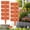 Orange, variant on 10/20 Pcs Imitation Stone Garden Fence No-Dig Faux Rock Edging Border, Weatherproof PP Plastic Cobblestone Lawn Yard Flower Bed Patio Edging. (10,Grey)
