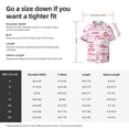 thumbnail image 7 of JUNZAN Mens Casual Button Down Shirts Short Sleeve Breast Cancer Pink Ribbons Awareness (2) Print Shirt-4X-Large, 7 of 7