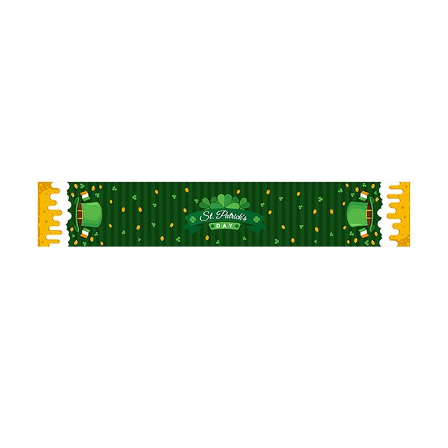 asddcavvf Patrick's Day Table Flag Restaurant Table Holiday Decorations Easter Table 90 Inches Long Coffee Table Runners 60 Inches Long