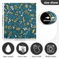 thumbnail image 3 of IAUYY Magnetic decorative sticker - 23x26 Inch PVC Refrigerator Decorative Cover, Removable DIY Art for Kitchen Appliances Light Green Dark Blue, 3 of 6