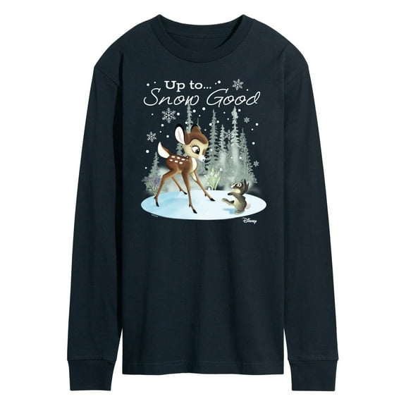 Disney Bambi - Christmas - Up To Snow Good - Men's Long Sleeve T-Shirt