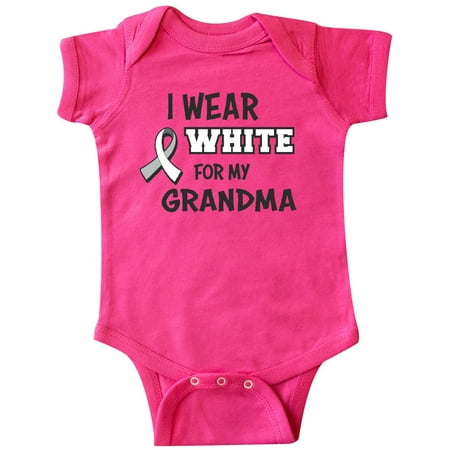 

Inktastic I Wear White For My Grandma Gift Baby Boy or Baby Girl Bodysuit