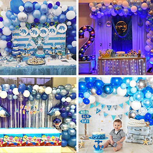 purple balloon set,fiesta ballon arch kit,white ballon garland kit,baby Birthday party decoration Baking supplies,Scene layout,baby shower.