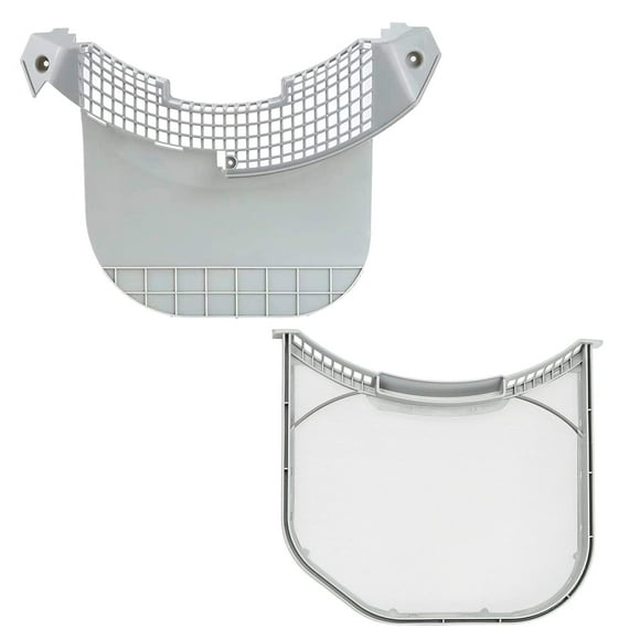 ADQ56656401 Filtre à Charpie pour Sécheuse Maille en Acier Inoxydable Améliorée & MCK49049101 Couvercle de Piège à Charpie pour LG ADQ566564 & Ken-more Écran de Remplacement pour Sécheuse Élite