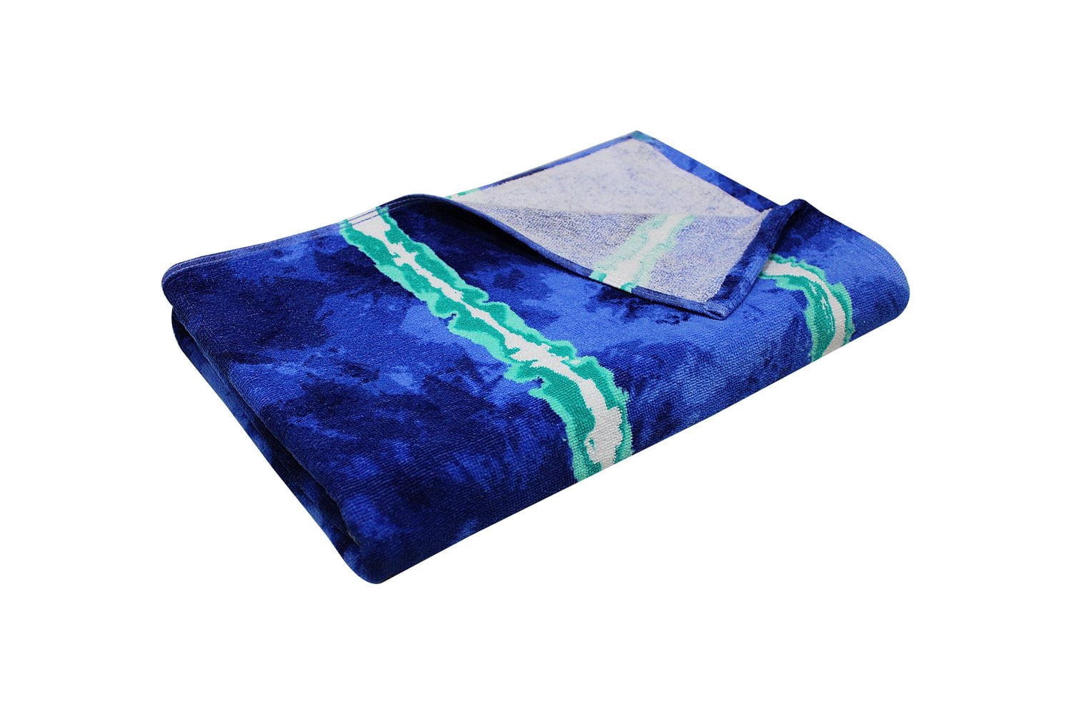 SEAKEEPER PRINTED BEACH TOWEL - Stripe Blue